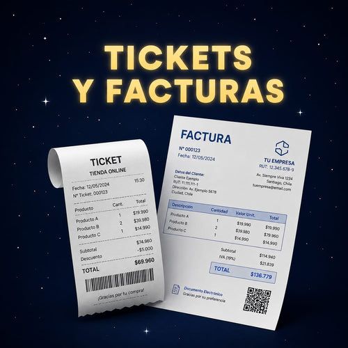 90 TICKETS Y FACTURAS EDITABLES